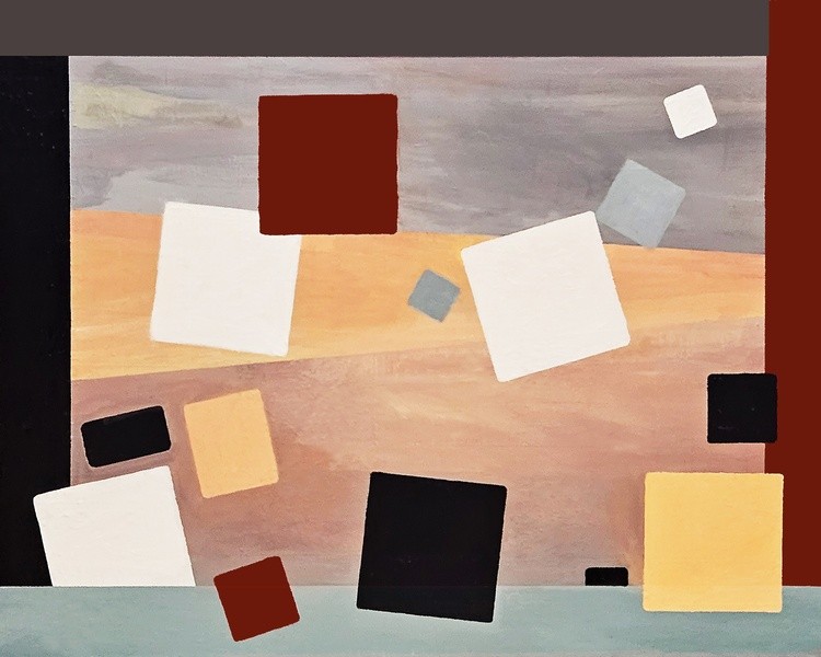 Vanessa Ryan - Abstract Expressionist Series -  Landscape at Dusk - 24x30x1