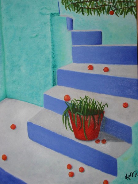 Greek stairs
