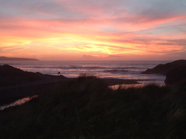 Sunset at Red River