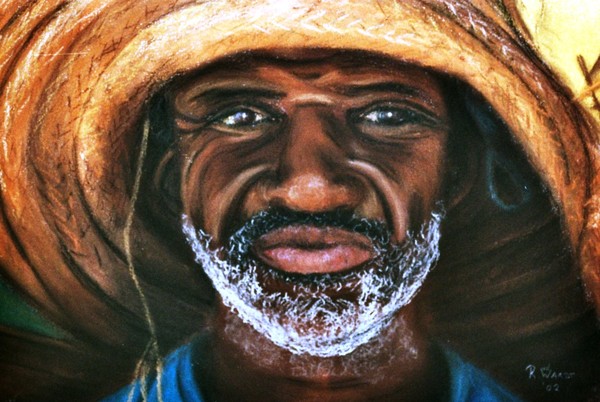 The man with the straw-hat