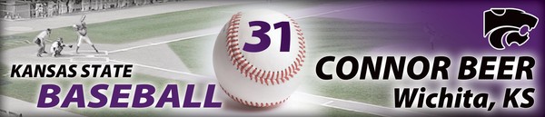 KS-State Baseball Locker Nameplate