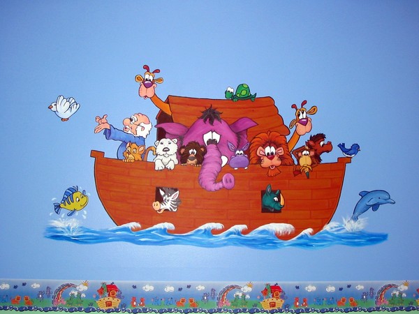 Noahs Ark Mural