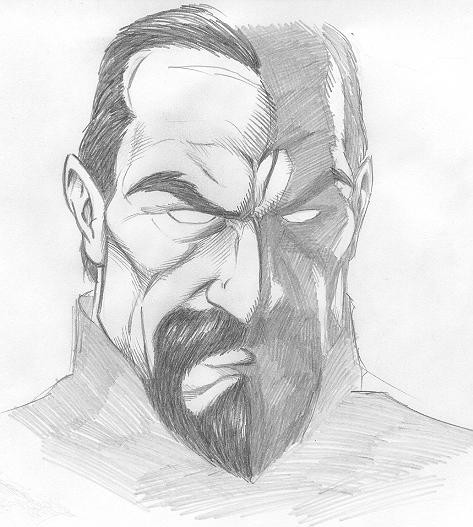 Dracula portrait