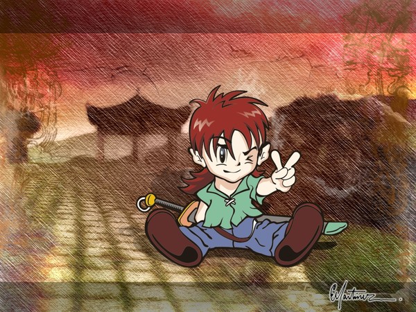 chibi swordsman