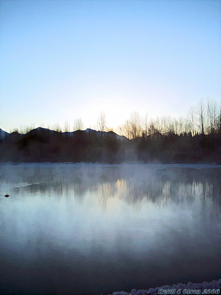 Frosty Fog at Sunrise