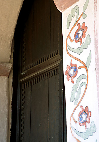 Mission San Antonio Painted Doorway
