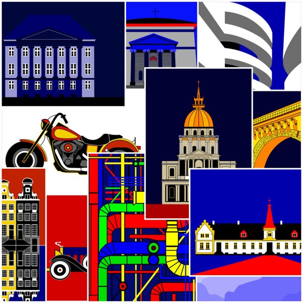 Collage for Exhibition in Rome