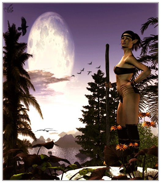 Proud of her land she sees