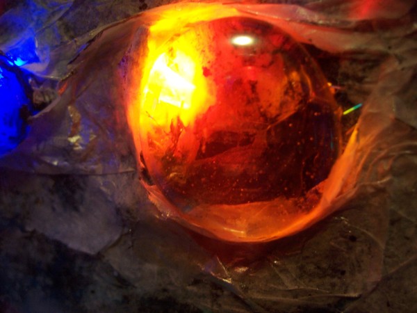Incubating Stars (detail photo with LED's on)