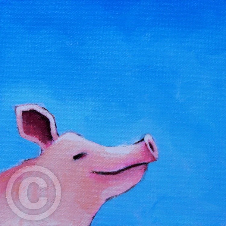 Smiling Pig 