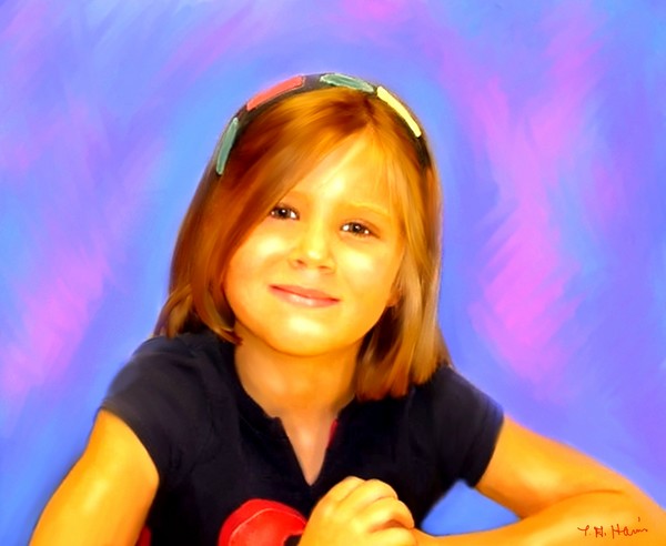 sweet smiling girl
