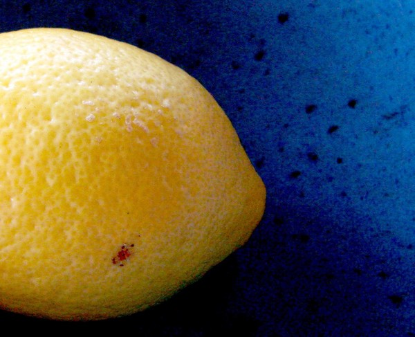 Study of A Lemon in Blue