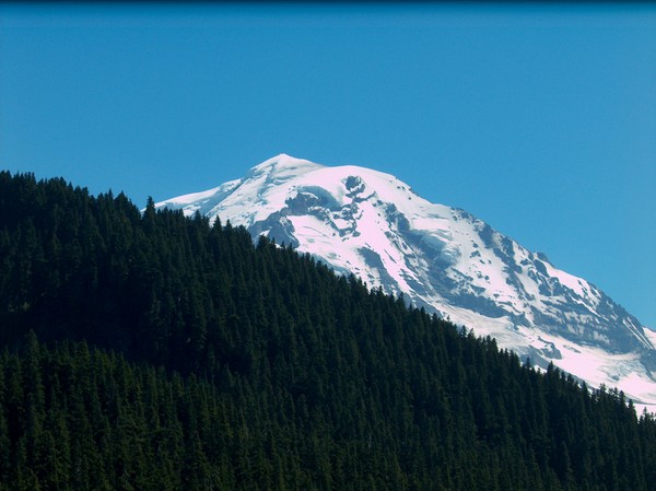 Mt. Rainier from Mowich Lake