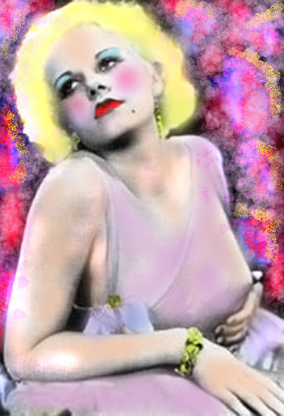 JEAN HARLOW LOUNGING ABOUT
