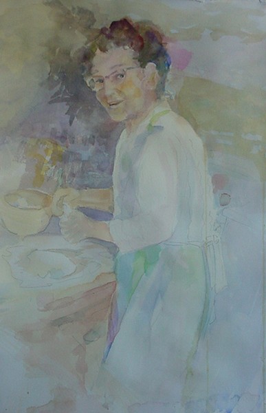Grandmother Makin' Bread