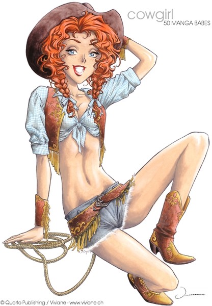 50 MANGA BABES - Cowgirl