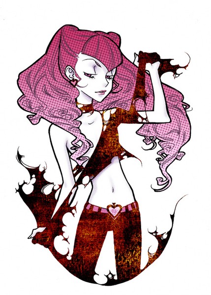 t-shirt design with Yohko