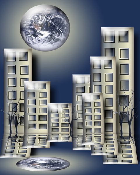 Blue city
