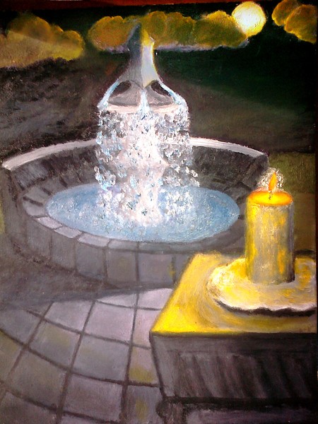 Midnight Candle Fountiain