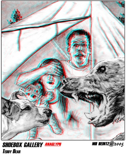 SHOEBOX GALLERY: TEDDY BEAR (3-D)
