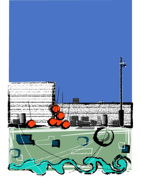st.ives pier - 3 of 4 - lobster pots
