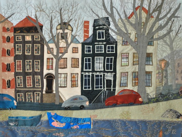 February Twilight in Amsterdam