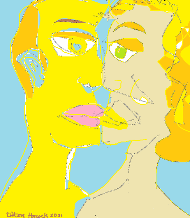 LOVERS WITH EYES WIDE OPEN...(c) 2021...elton houck
