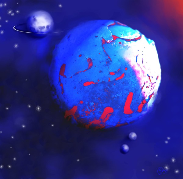world exploding