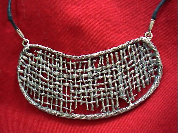 Hand made sterling silver necklace