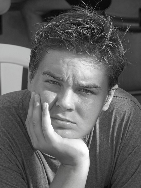 My Son pondering the future
