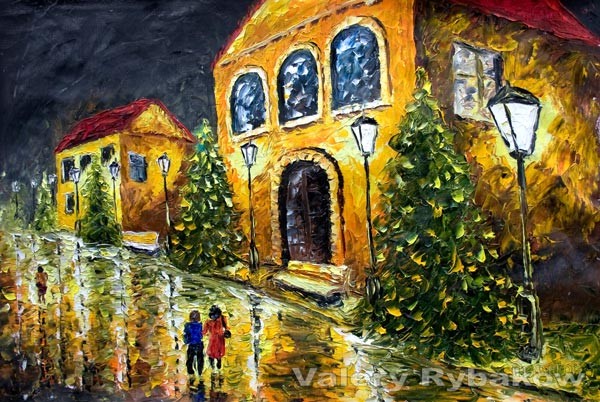 Modern Art www.rybakow.com Knife Oil Paintin