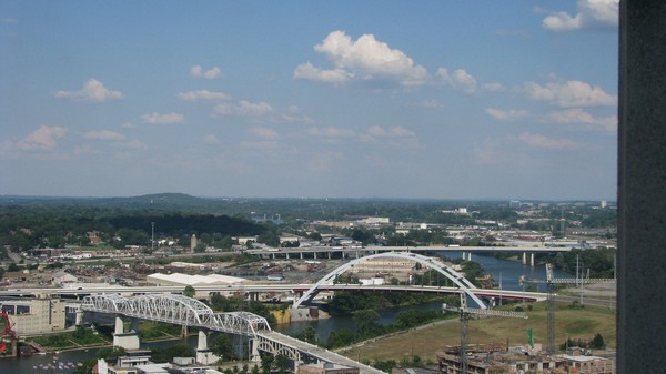 Panoramic view of Downtown Nashville Tennessee