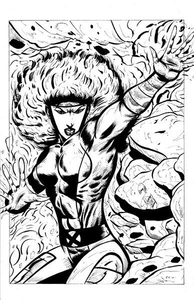 Jean Grey BW