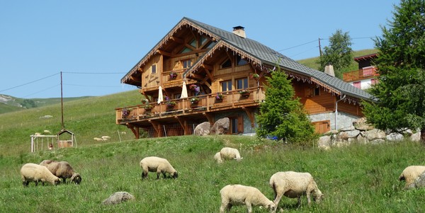 a mountain cabin