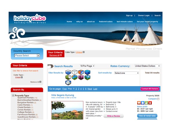 holidaycube site logo
