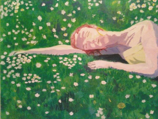 Lady in the Grass