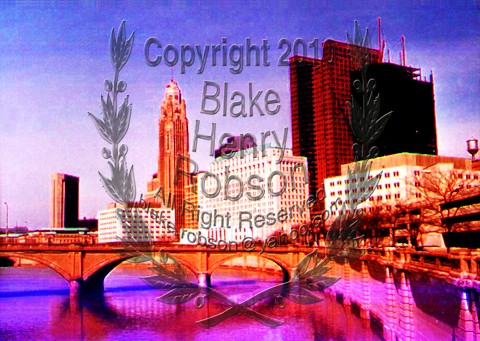 Ohio Waterfront City Biuldings