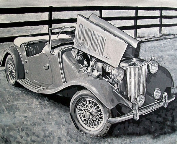 Mg on grass