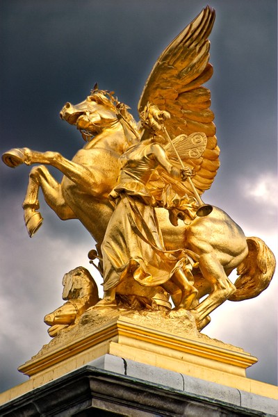 Golden Statue Paris