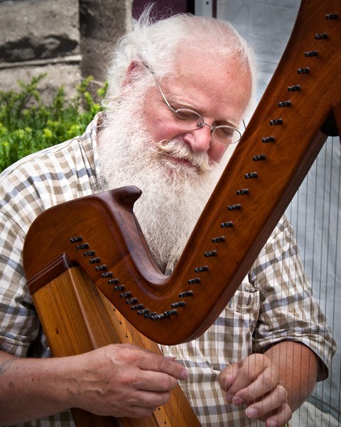 Man Playing Harp II