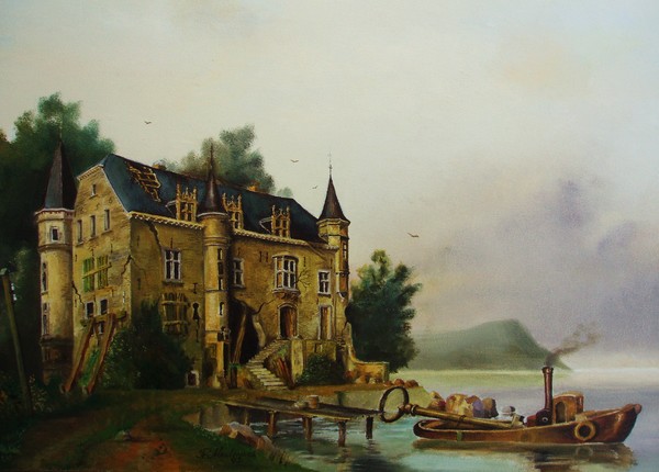 Castle Schaloen Valkenburg Limburg   Netherlands.