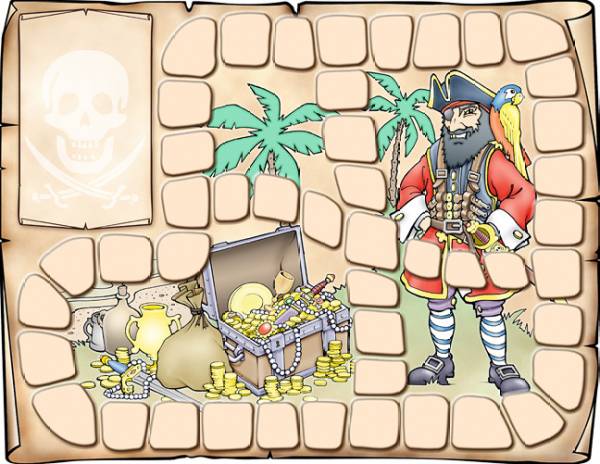 Kid's Menu design: Pirates
