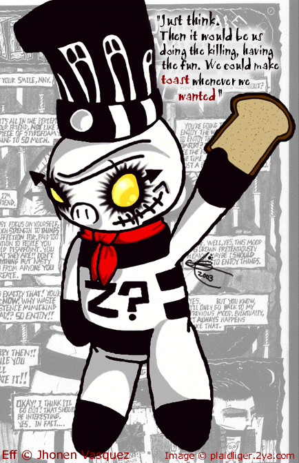 Eff Made His Toast
