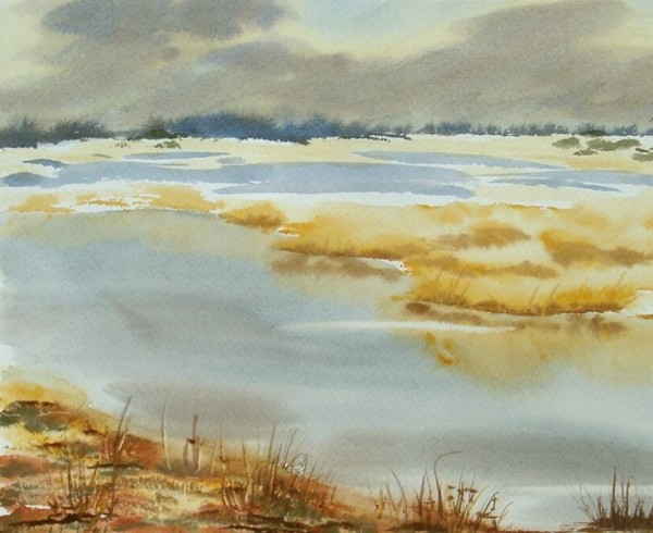 watercolor landscape 699