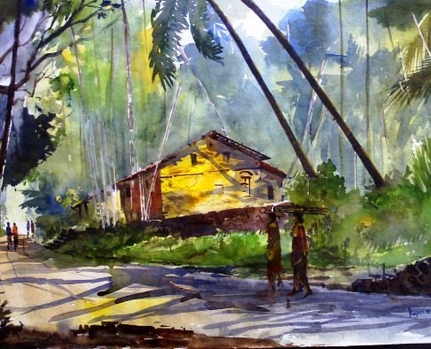 Morning in Coastal India (SOLD)