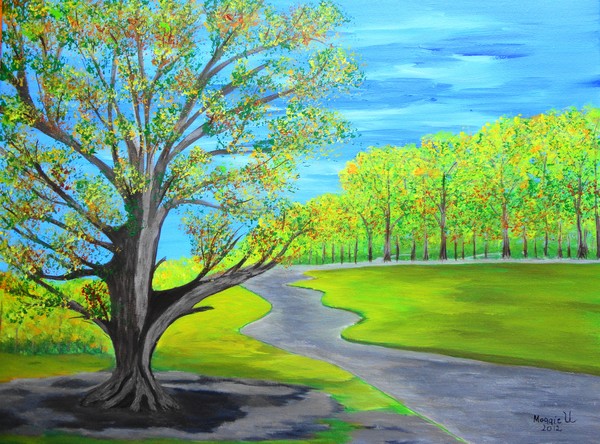 Big tree by the road 