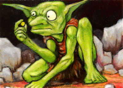 Card - Cave Goblin - SOLD