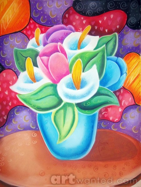 Simply a Pot of Flowers