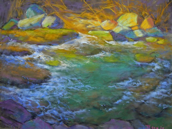 Evening light at the creek