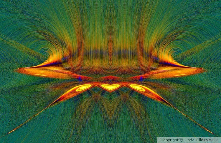 shimmering fire